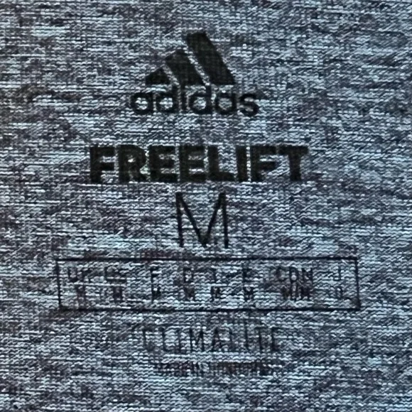 Adidas Freelift Climalite Sport Training Sleeveless Tank Shirt - Heather Gray‌‍‍ - Picture 4 of 4